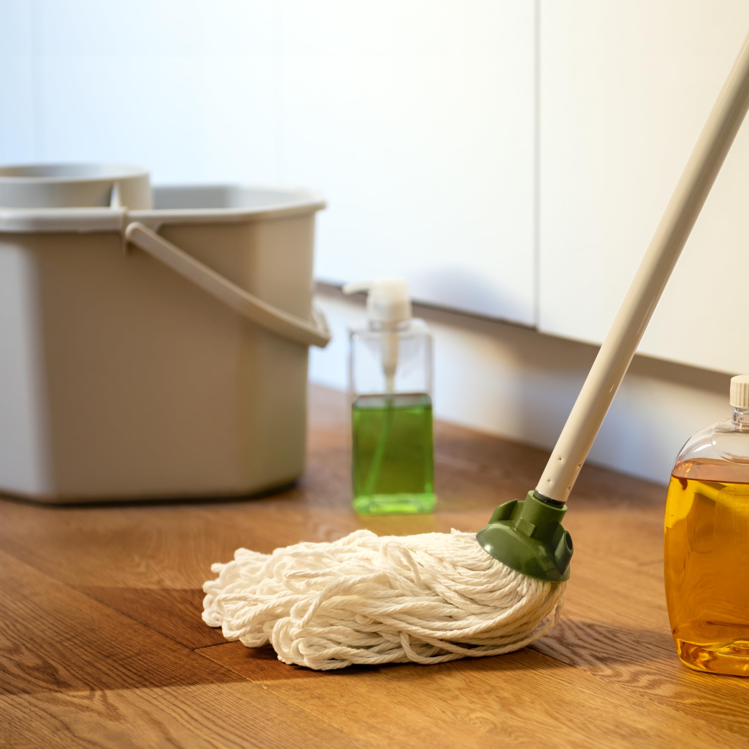 Mocio Filocontinuo Per Pavimenti - Cotone Super Assorbente E Morbido Per Pulizie Domestiche - Foto 12