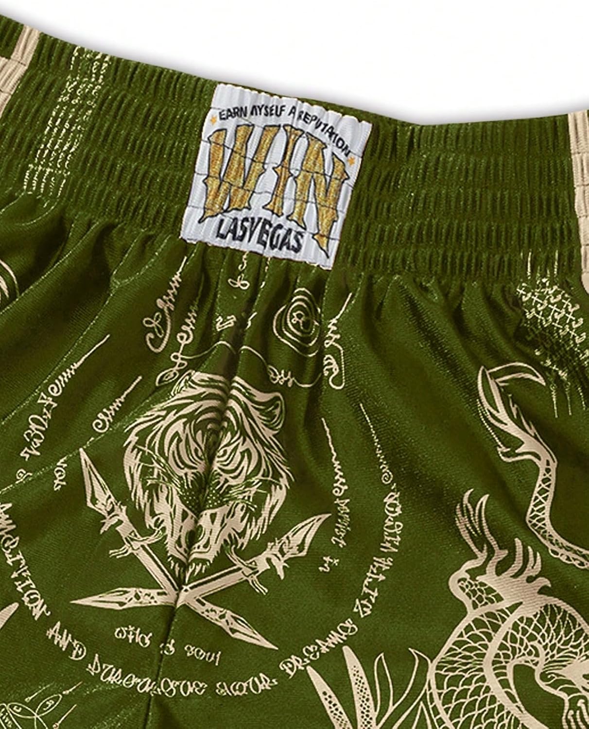 Men's Graphic Boxer Shorts Loose Athletic Track Shorts Streetwear