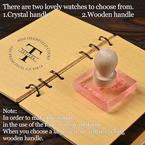 Miniatura 5 de Los sellos personalizados de resina acrílica destacan con impresiones distintivas de negocios, logotipo y firma, dan forma a tu personalidad de