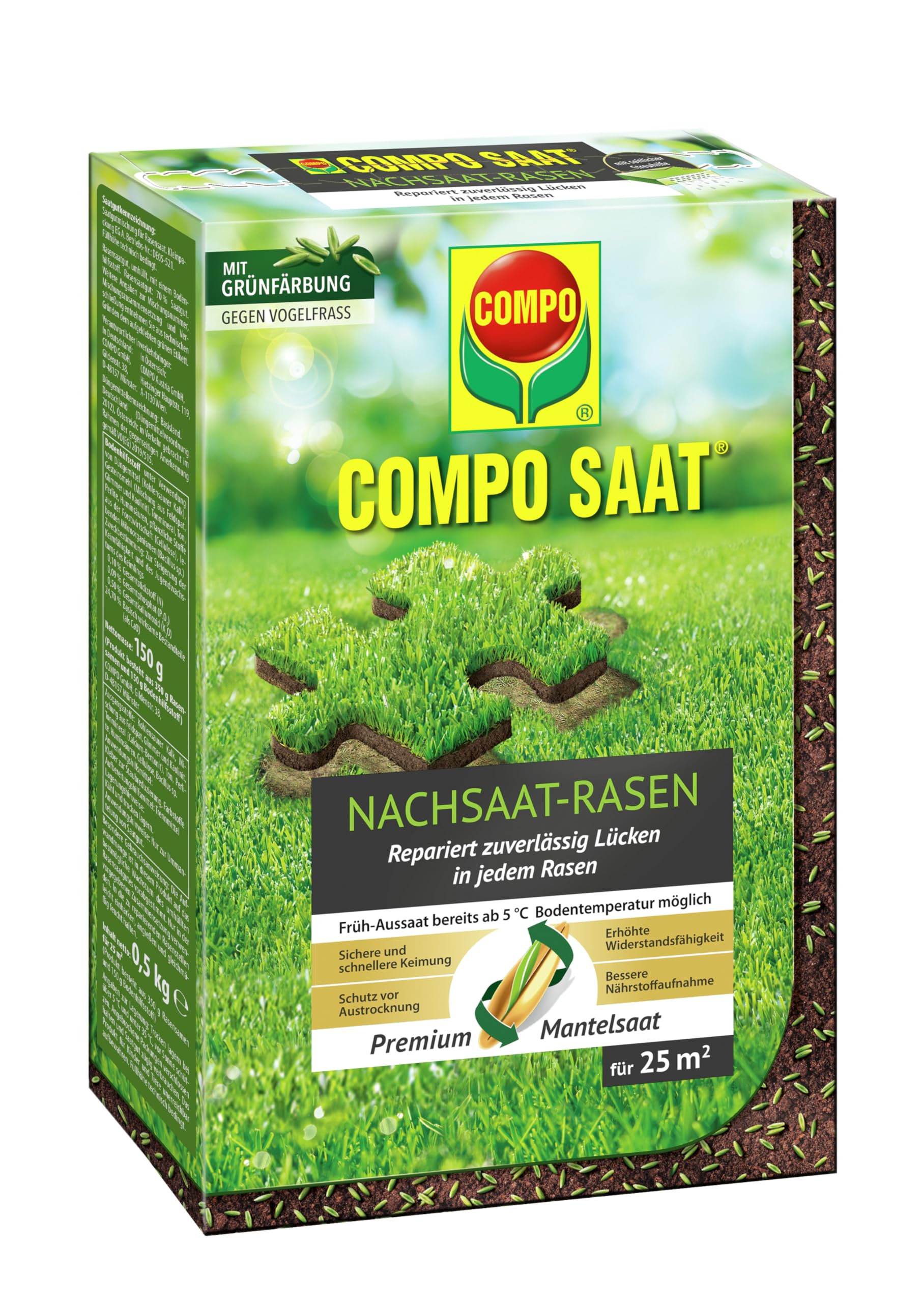 Compo Saat Nachsaat-Rasen 500g