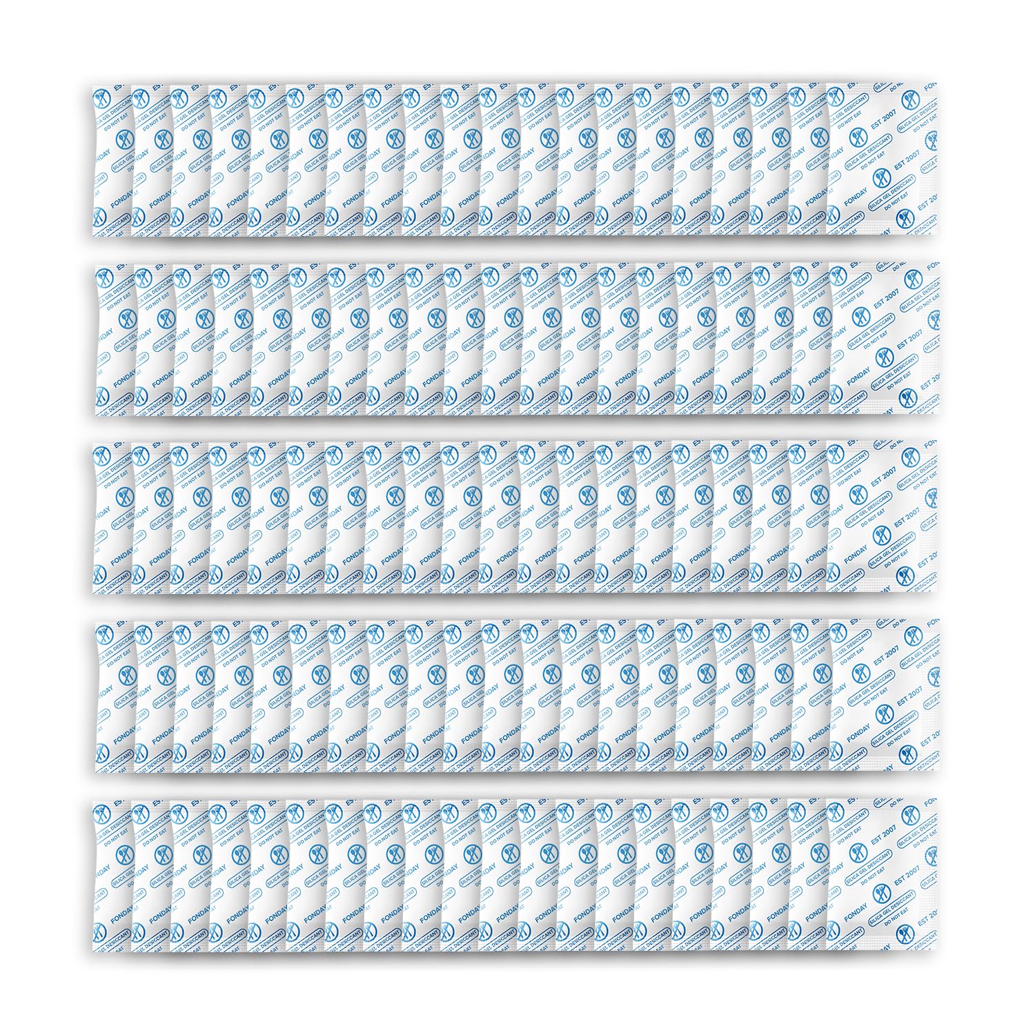 1 Gram 1000 Packets Fonday Food Grade Silica Gel Desiccants Packs Moisture Absorbers Dehumidifier
