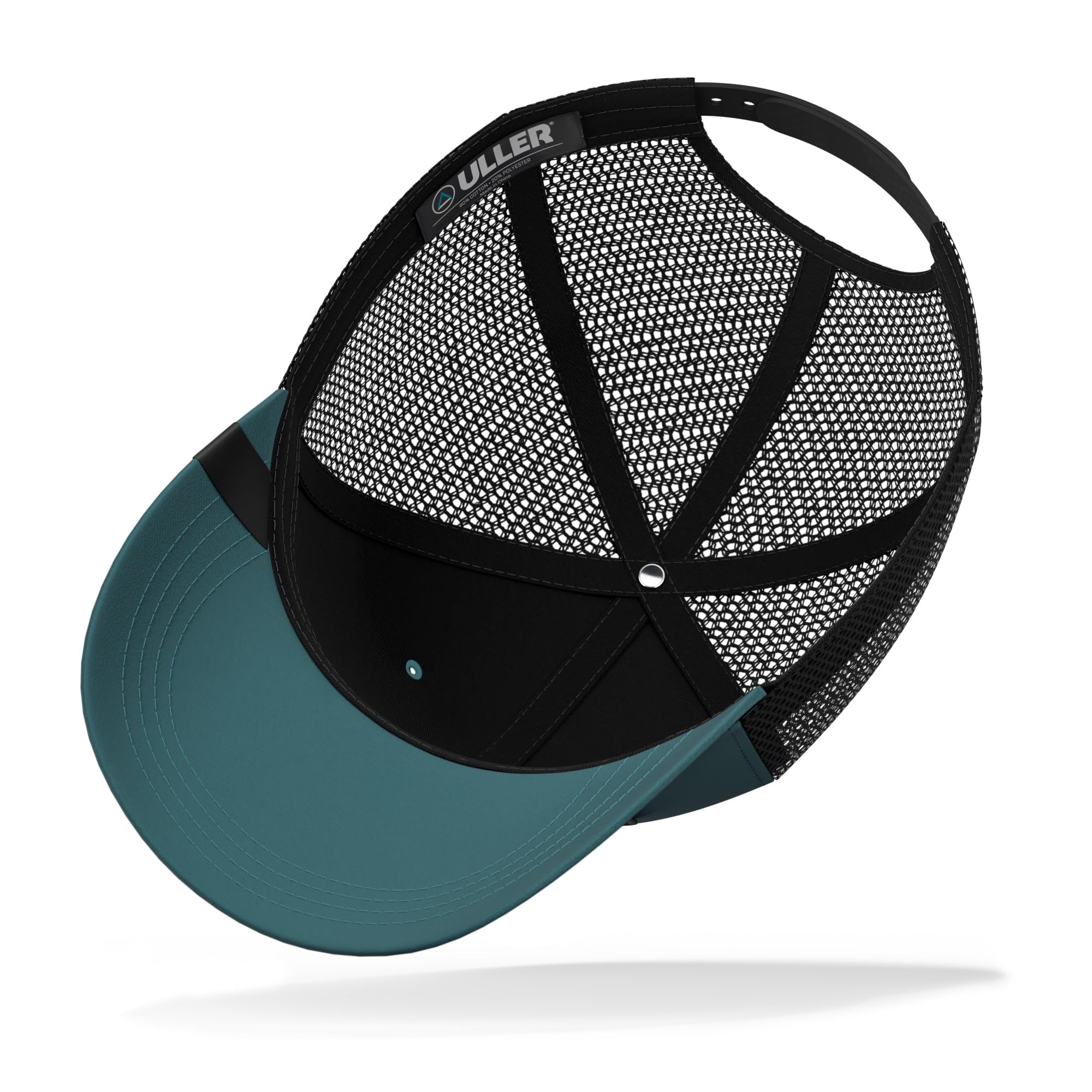 Uller - Gorra Trucker Hombre y Mujer con Cierre Ajustable - Gorra Surf de Rejilla con Visera Curva