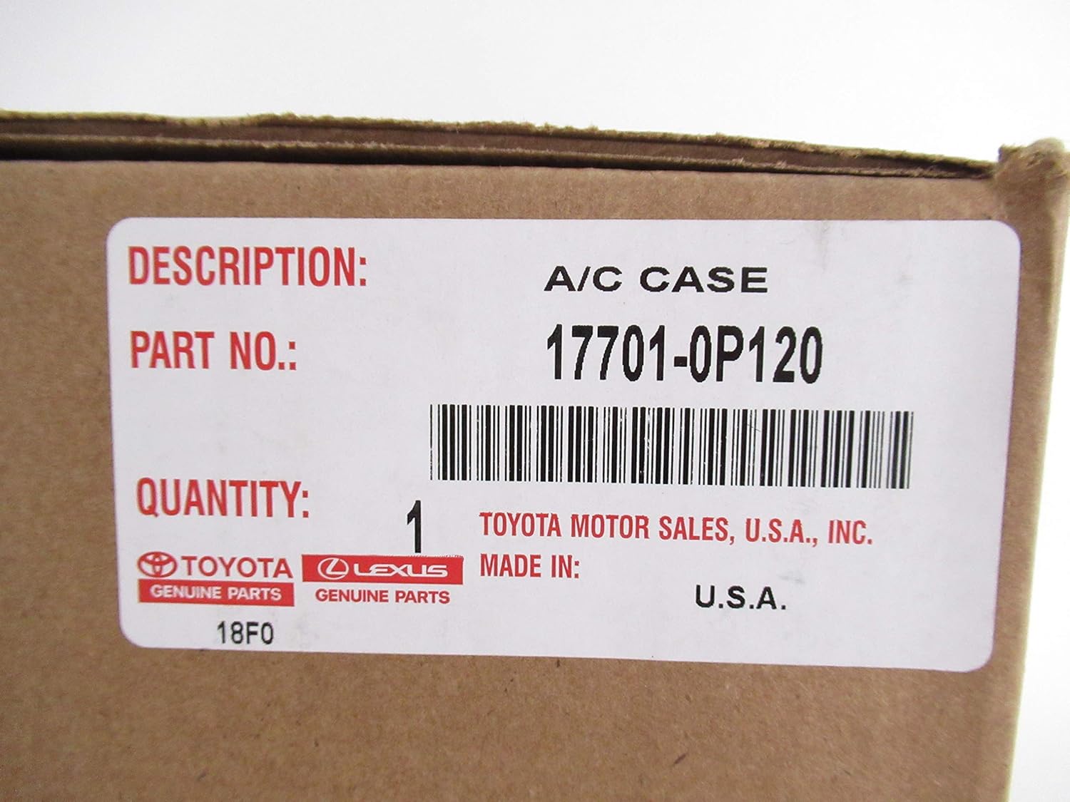 Toyota 17701-0P120 Air Cleaner Case Sub Assembly