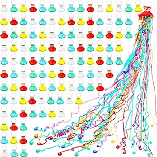 50 Pcs Throw Streamers Colorful Hand Held Streamer No Mess Confetti Crackers Party Streamers Wedding Toss for Engagement Graduation Party Favors Shows Supplies