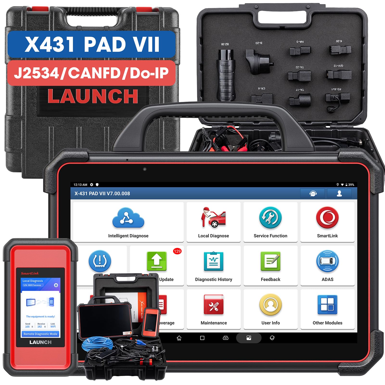 Amazon.co.jp: LAUNCH X431 PAD VII ELITE OBD2 診断機 日本語 車用