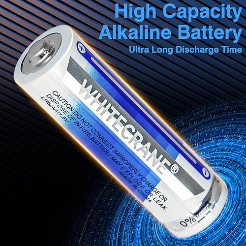 Miniatura 2 de 24 pilas AA alcalinas doble A de 1.5 V de larga duración de 10 años de vida útil, diseño a prueba de fugas, máximo rendimiento para dispositivos