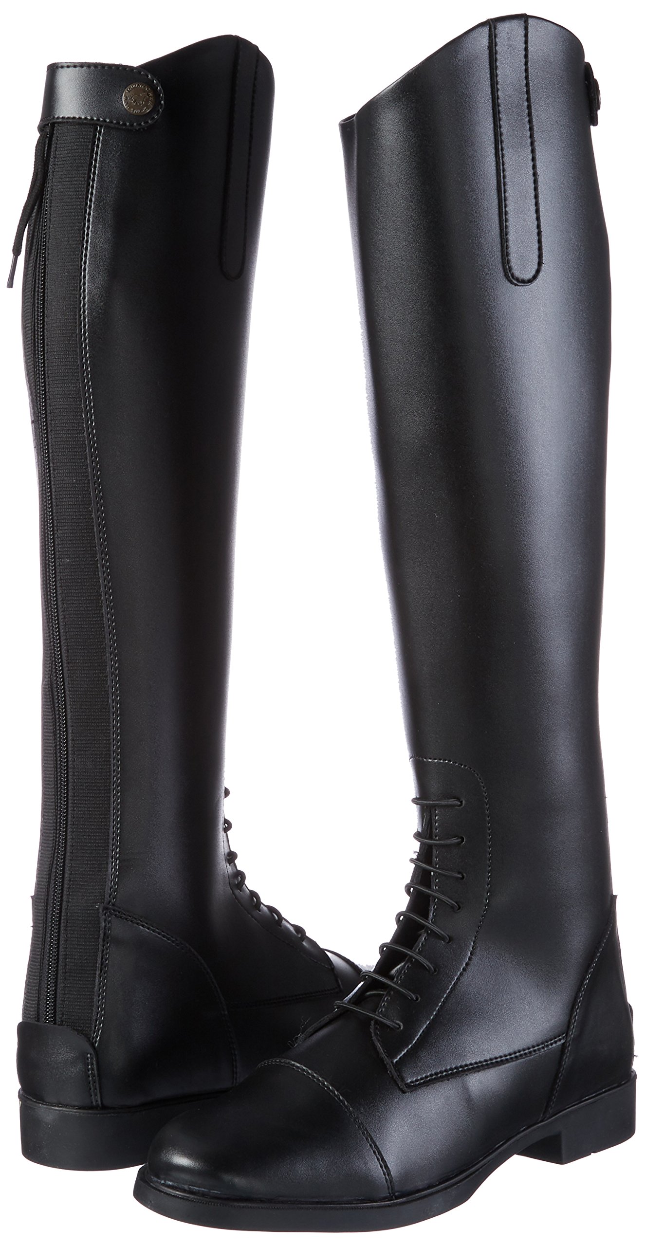 HKM dorośli 5711 buty jeździeckie New Fashion, damskie buty do jazdy konnej, długie 36-42 spodnie, 9100 czarne, 41