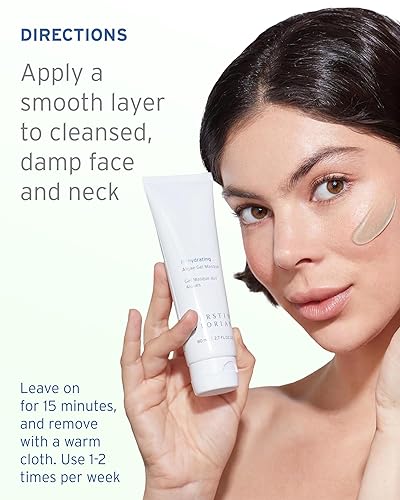 Miniatura 6 de Kerstin Florian Máscara de gel de algas rehidratantes, tratamiento hidratante aclara, cura y nutre con extractos de plantas, mascarilla facial para