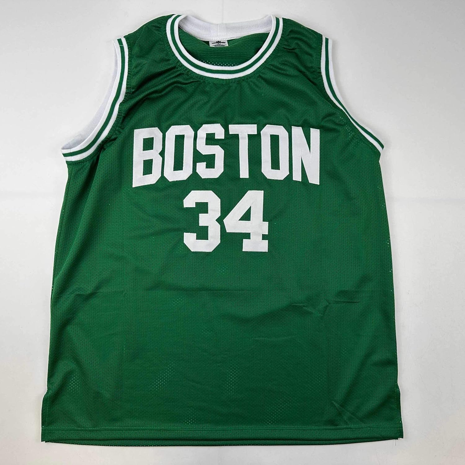 Facsimile Autographed Paul Pierce Boston Green Reprint Laser Auto Basketball Jersey Size Men's XL - Image 3