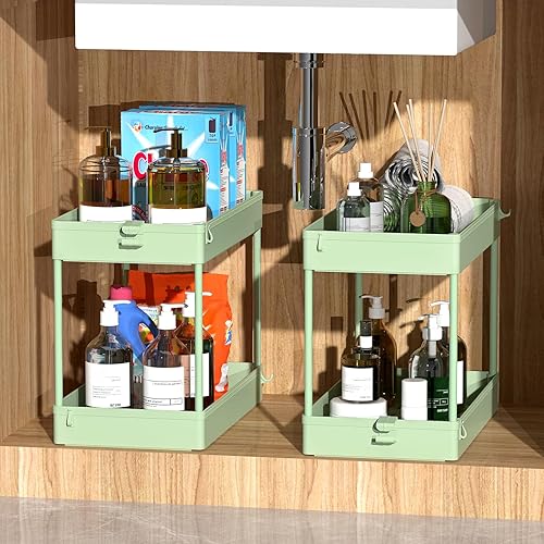 Miniatura 26 de Spacekeeper - Carro de almacenamiento de 4 niveles, organizador de estantería móvi,l para cocina, baño, lavandería, Blanco Blanco,Gris,Negro