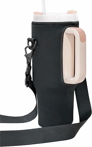 Bolsa bandolera ajustable para vaso Stanley de 40 onzas con asa, funda protectora de repuesto con correa para el hombro, accesorios de copa Bolsa bandolera ajustable para vaso Stanley de 40 onzas con asa, funda protectora de repuesto con correa para el hombro, accesorios de copa