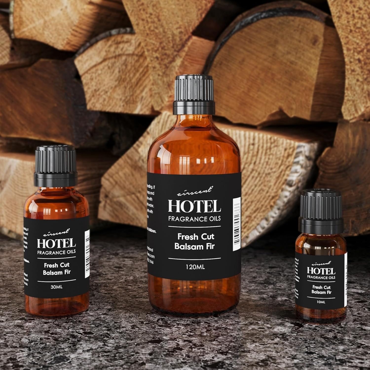 AirScent Fresh Cut Balsam Fir Diffuser Oil - Premium Balsam Fir Fragrance Oil for Ultrasonic and Waterless Diffusers and Crafting- 10 mL, .34 fl oz Glass Dropper Bottle - Christmas Tree Scents - Image 7