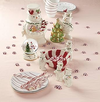 Amazon.com: Lenox 896361 Happy Holly Days Snowmen Salt