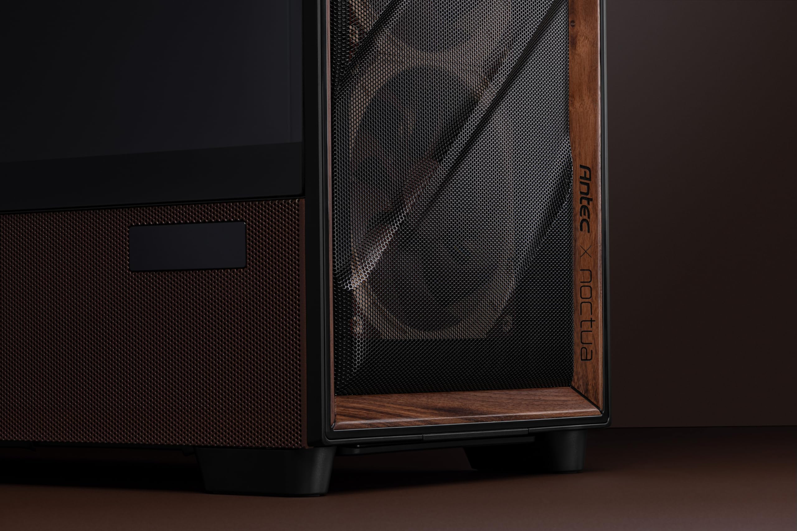Antec Flux Pro Noctua Edition ultraleises PC-Gehäuse (Schwarz, Braun)
