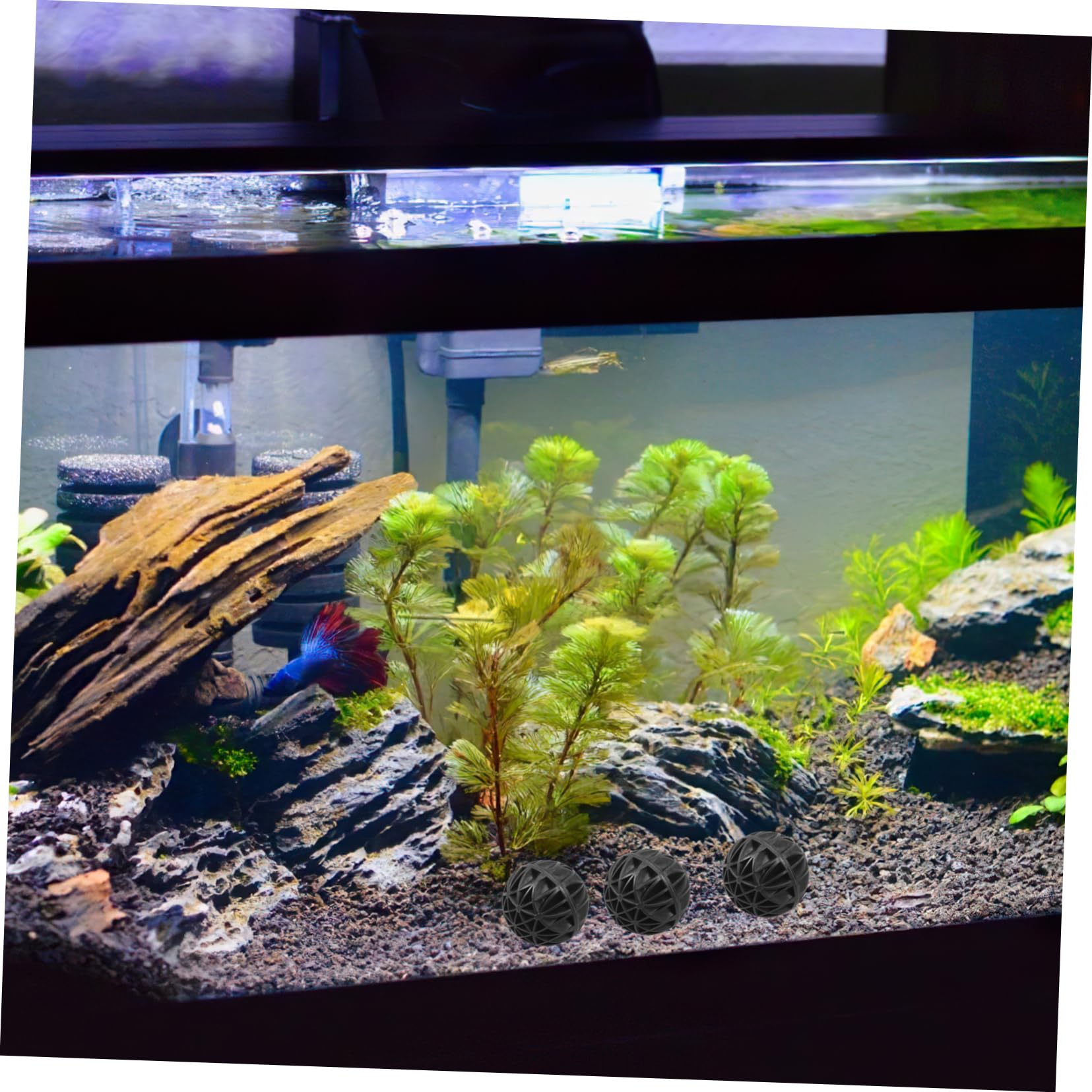 FRCOLOR Accesorios Acuario Bolas Biológicas 100unidades Bolas Bioquímicas Filtro Acuario