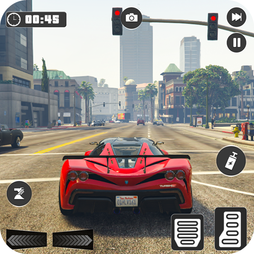 Real Open World Car Racing Games Grand Track Car Auto Driving City Simulator