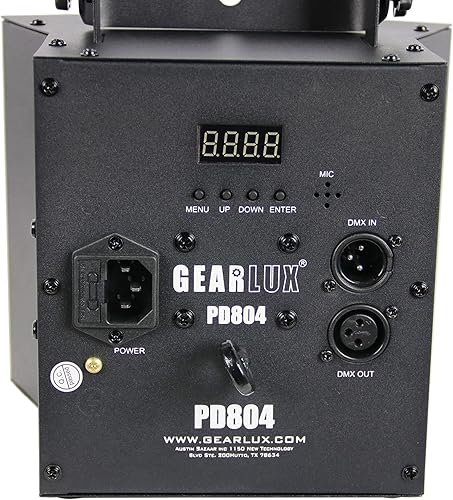 Miniatura 3 de Gearlux 4 en 1 luz LED estroboscópicaUV Derby de 3 W 9 luces LED y 6 luces LED UV  blancas para Halloween fiesta boda Navidad y fiestas de escenario