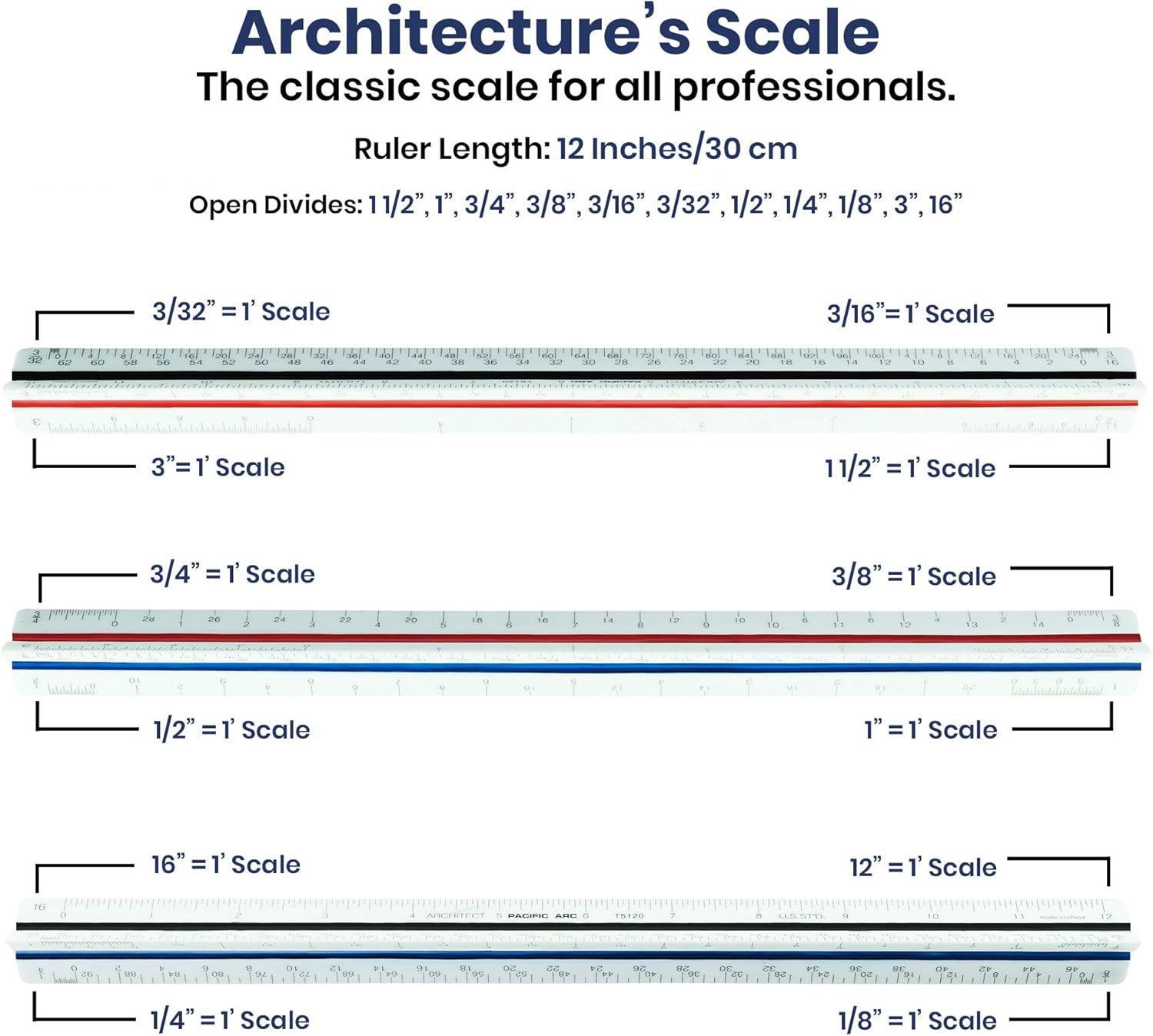 Buy Pacific Arc Architect Triangle Scale Ruler 12 Inch With Acid Etched Markings Openly Divided By 3 32 3 16 1 8 1 4 3 8 1 2 3 4 1 1h And 3 Inch To The Foot Online In Turkey B01lxo8h9w Buy Pacific Arc Architect Triangle Scale Ruler 12 Inch With Acid Etched Markings Openly Divided By 3 32 3 16 1 8 1 4 3 8 1 2 3 4 1 1h And 3 Inch To The Foot Online In Turkey B01lxo8h9w