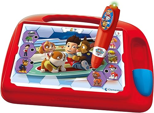 Miniatura 2 de Clementoni Sapientino 16335 Travel Quiz Paw Patrol Electronic Educational Game, Interactive Pen, Children 4 Years + (Italian Version), Made in