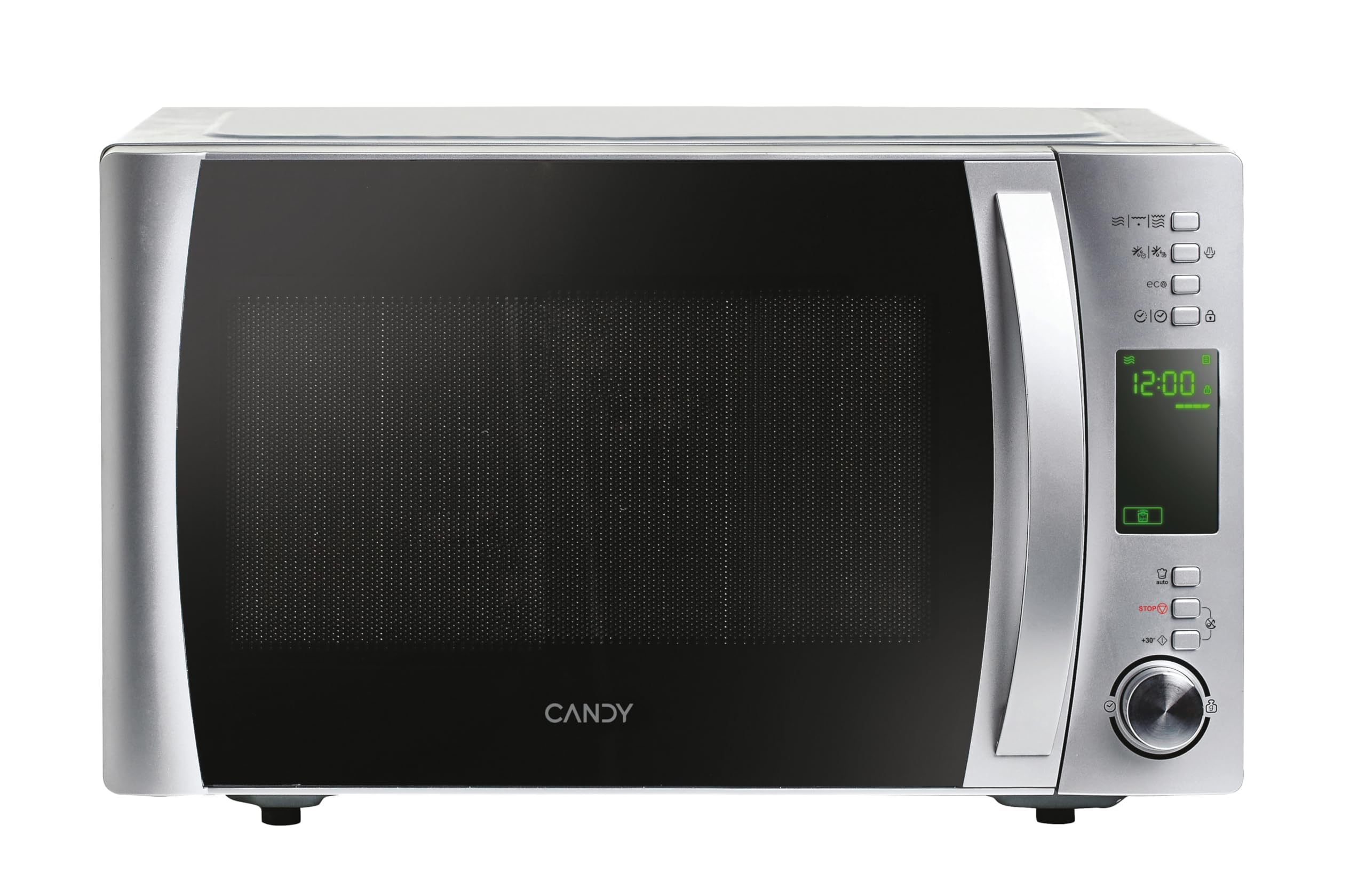 Candy X-Range CMXG22DS/ST Microonde con grill, capacità 22l, accessorio per vapore, 40 programmi, 5 livelli di funzionamento, potenza 1250 W, inox