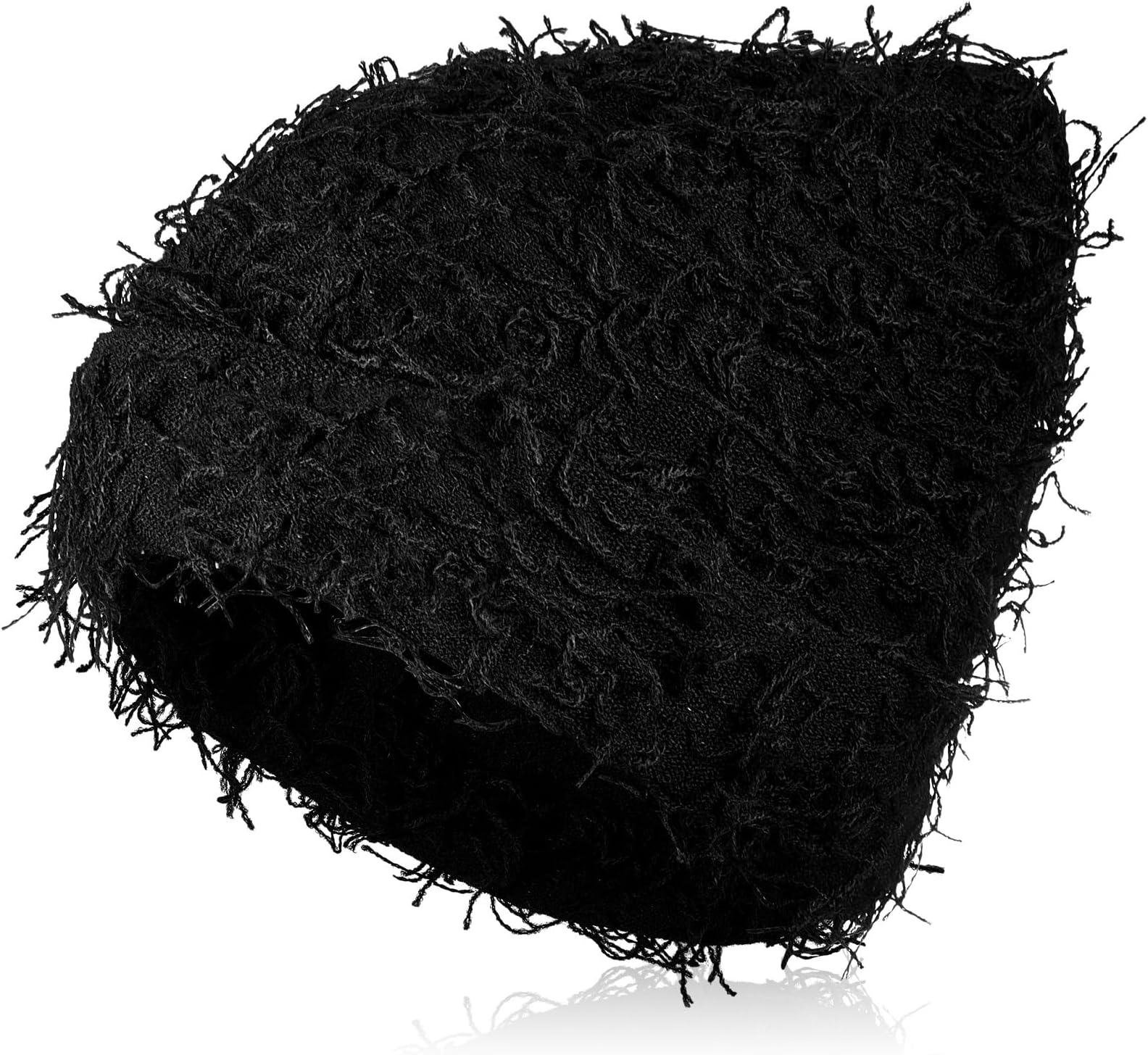 Chuarry Distressed Knitted Beanie Fuzzy Winter Hats Thick Warm Beanies Snow Hats Skull for Women Men Outdoor Ski Knit Cap