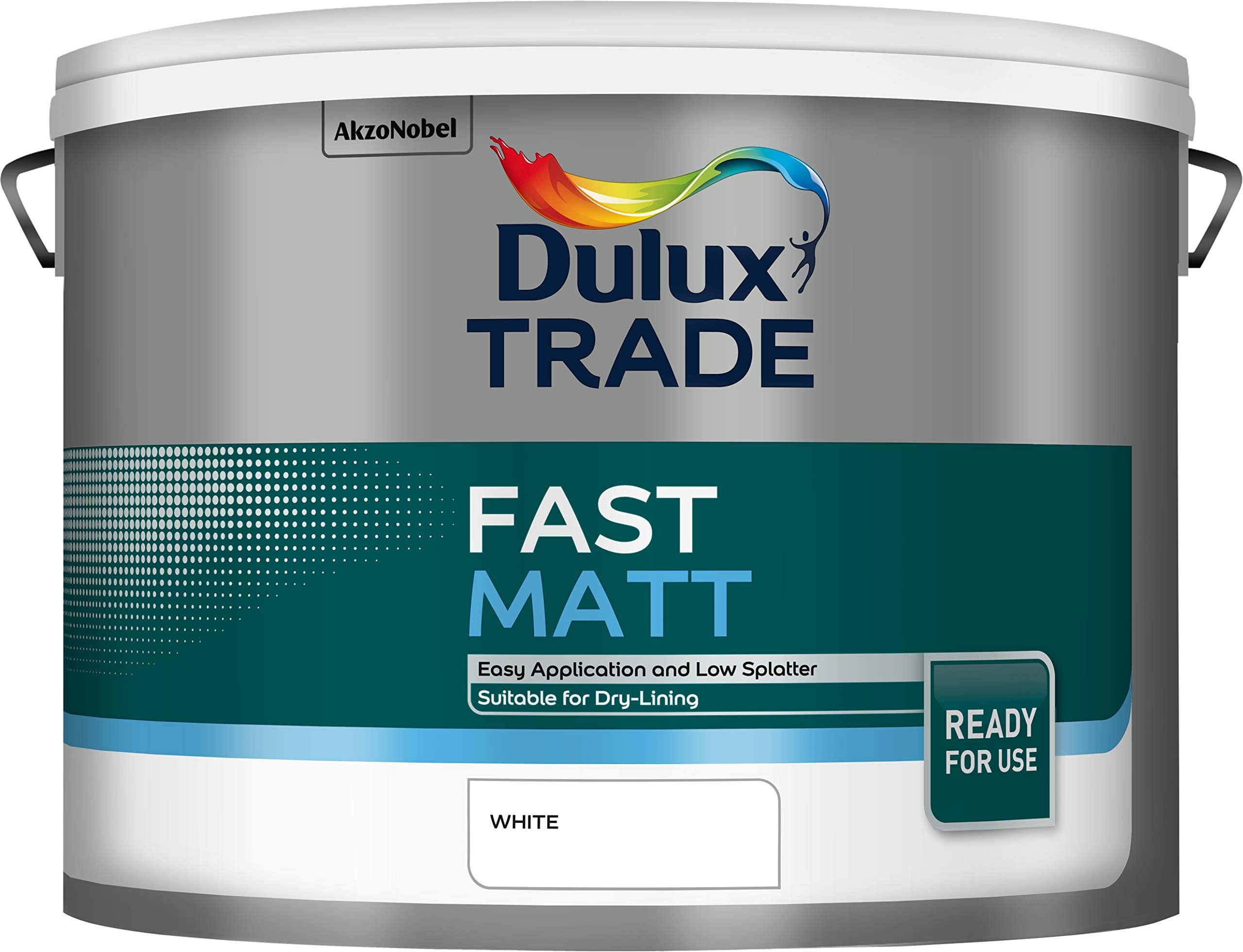 Dulux Trade 10L Fast Matt - White Finish