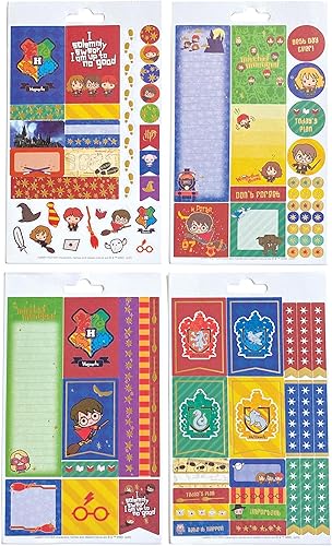 Miniatura 6 de Paper House Productions Harry Potter Floral Hogwarts - Paquete de 3 calcomanías para planificador