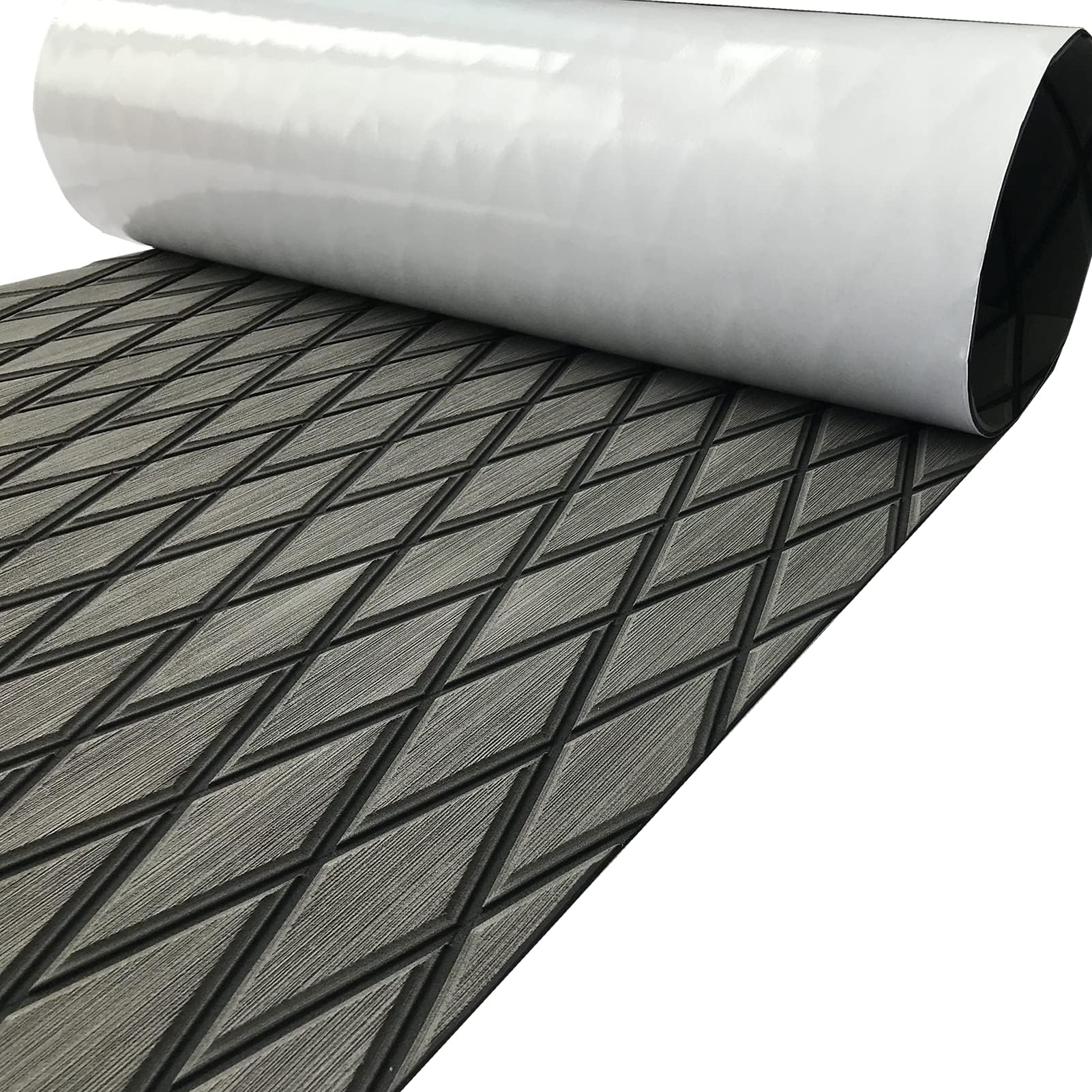 KXKZREN Rivestimento per pavimento in schiuma Eva, autoadesivo per navi, antiscivolo, per barche, camper, yacht, kayak, piattaforma galleggiante, 190 x 70/35 cm