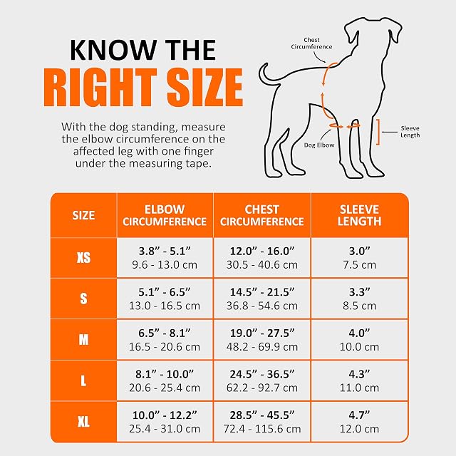 Foto 5 de 7 de NeoAlly Dog Elbow Brace Protector Pads for Canine Elbow and Shoulder Support Elbow Hygroma, Dysplasia