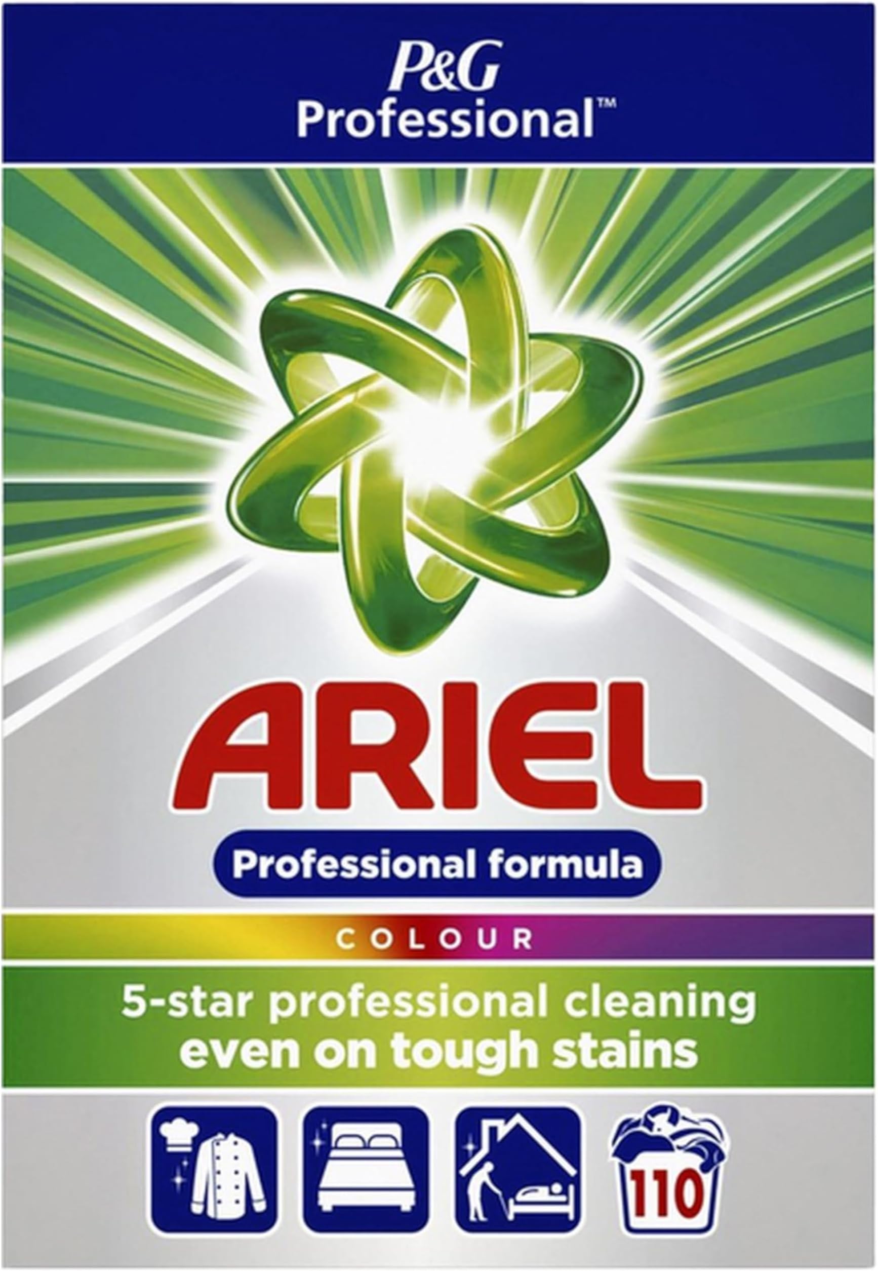 Colour Professional Detergent Powder, 7-15kg, 110 Loads