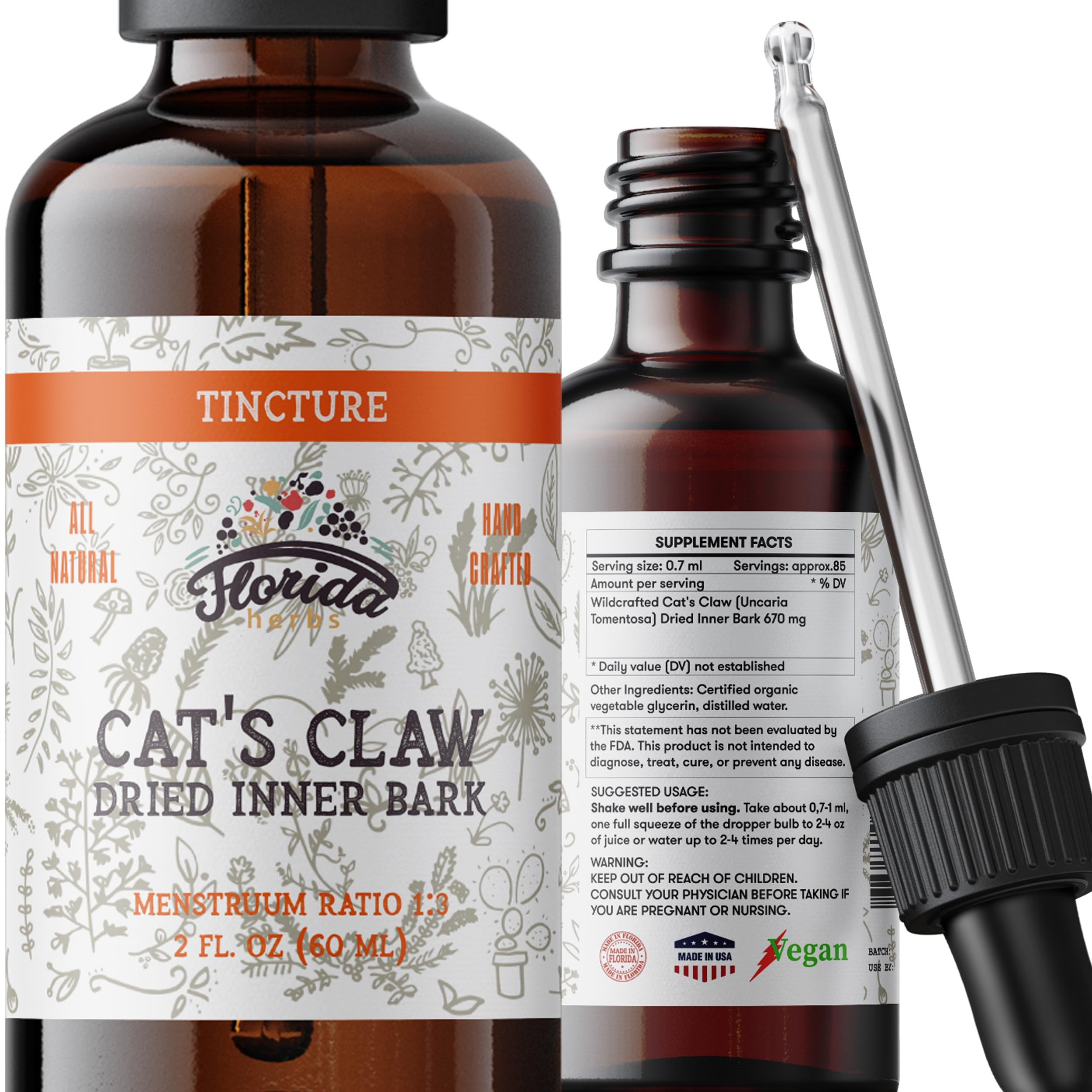Useful × Sorm'86 /クリア　キャットアイ Amazon.com: Cats Claw Tincture, Cat's Claw Extract Alcohol Free