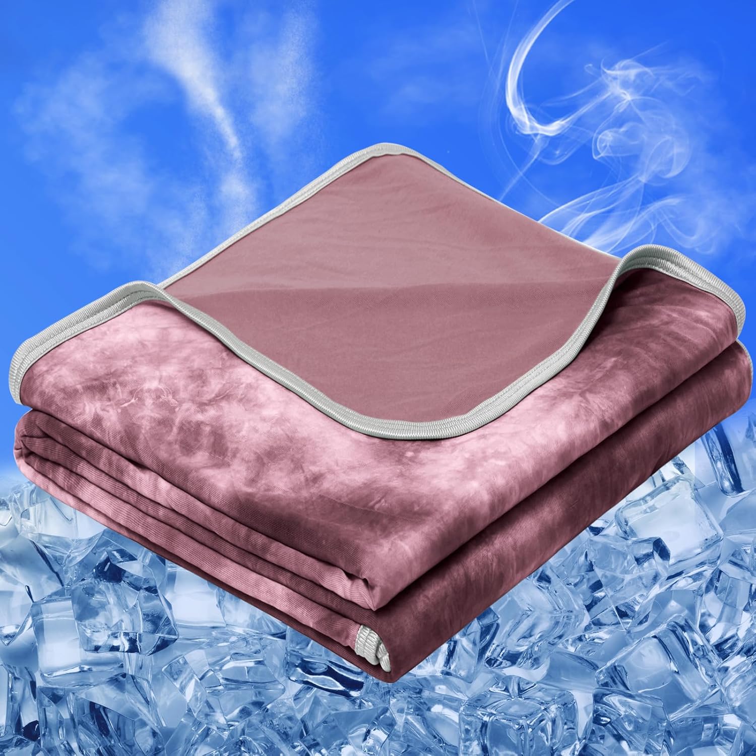 inhand Cooling Blanket Twin Size, Summer Blankets for Hot