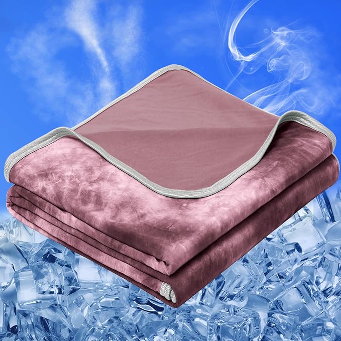 inhand Cooling Blanket Twin Size, Summer Blankets for Hot