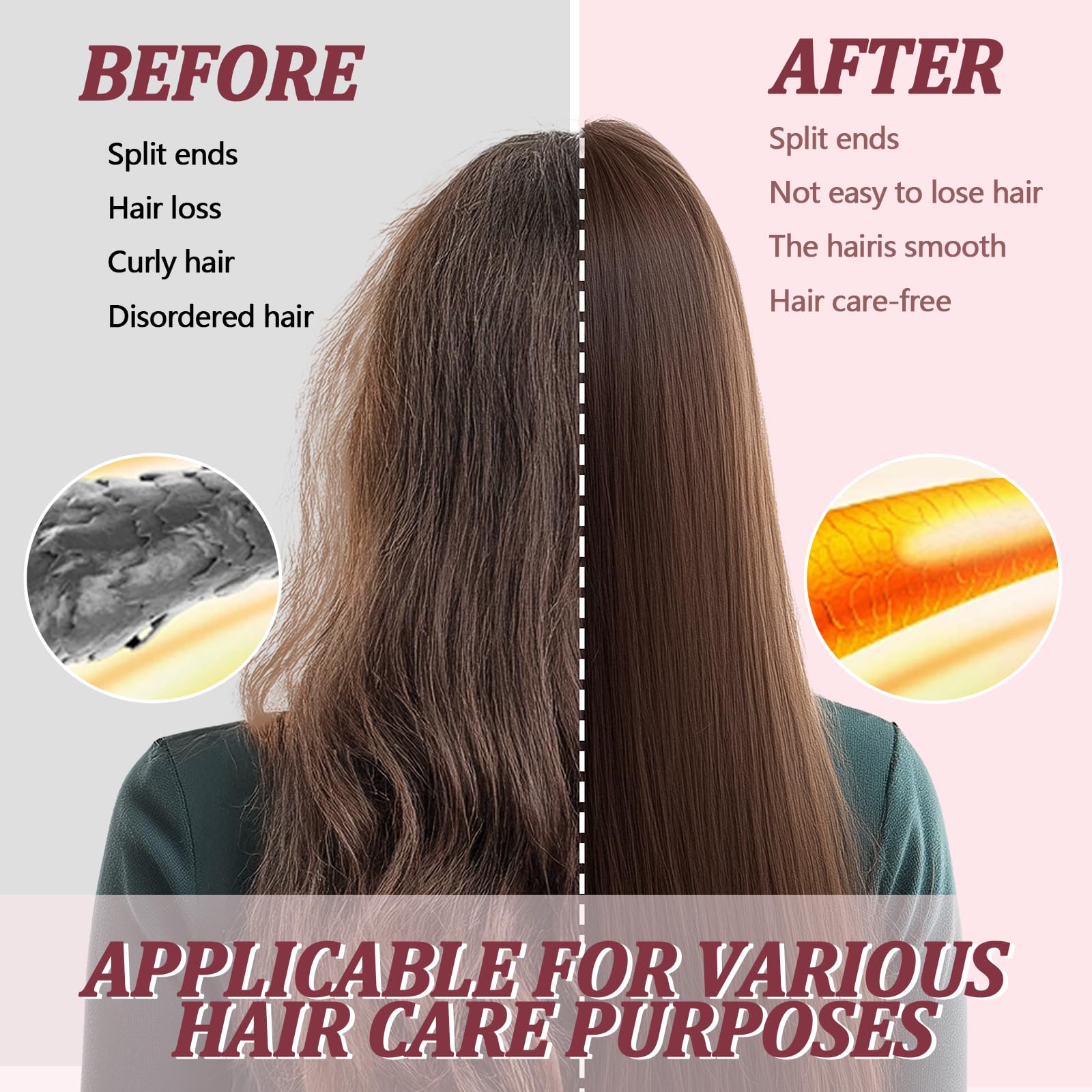 Berretto da Notte in Seta 22 Momme 100% Seta di Gelso, Cuffia Setas Capelli Ricci, Donna Berretto Da Notte Raso, Morbido e Confortevole, Traspirante, per Capelli Corti(M/Rosa