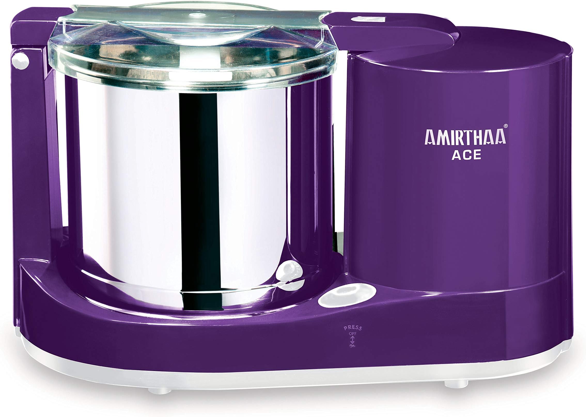 Amirthaa ACE-230V Table Top Wet Grinder, 1.25L(Red, AM_103)