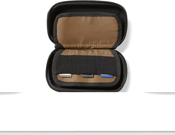 NOMATIC McKinnon Memory Card Case - Durable SD Memory Card Holder, Fits 6 SD & 2 C-Fast Cards with Zipper Pocket for Mini-SD
