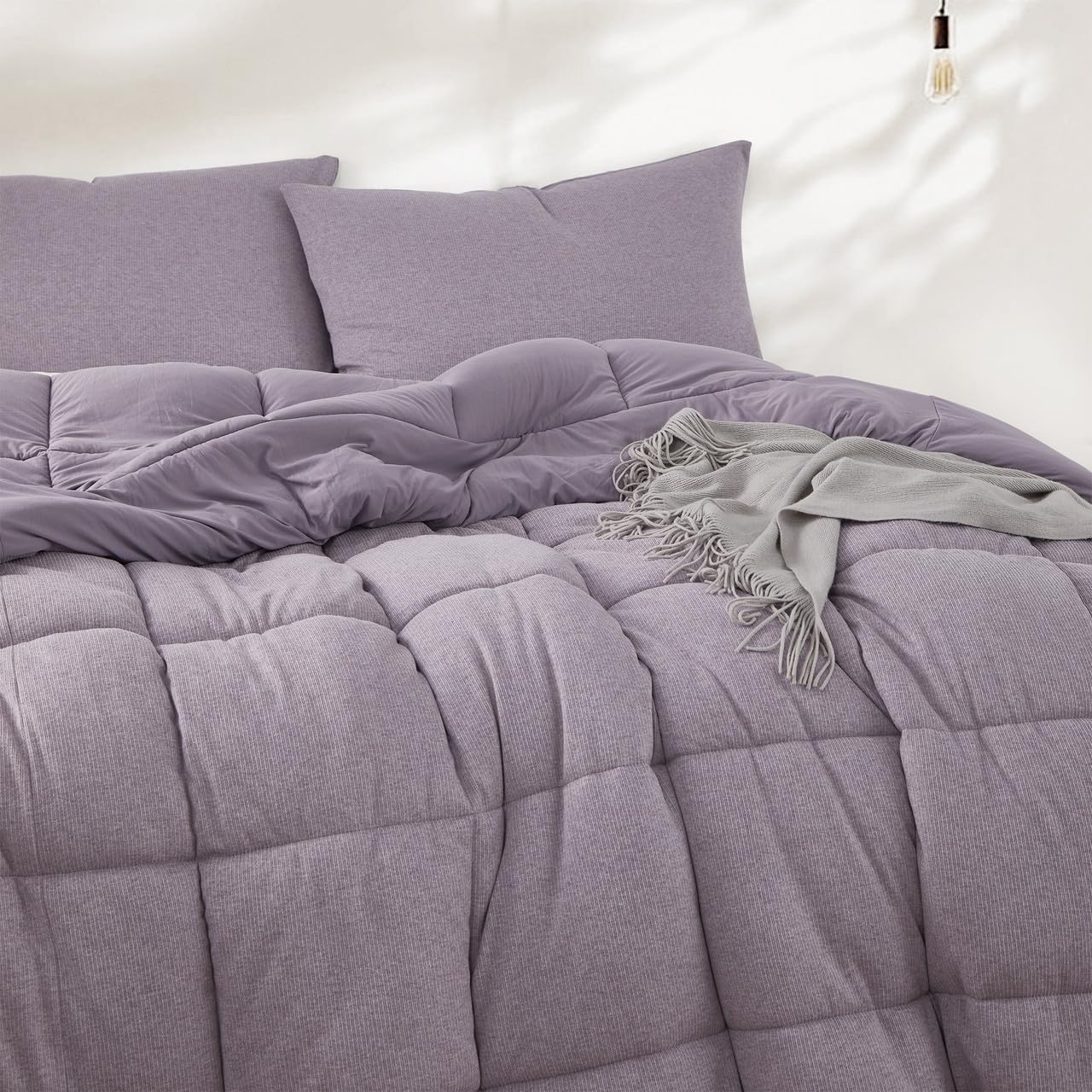Byourbed Gettin Warmer - Coma Inducer® Oversized King Comforter - Purple