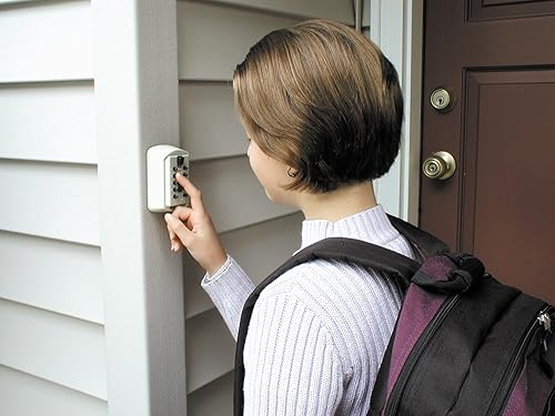 Miniatura 3 de Kidde AccessPoint KeySafe Original Slimline - Caja de bloqueo de llave permanente con combinación de botones y cubierta climática