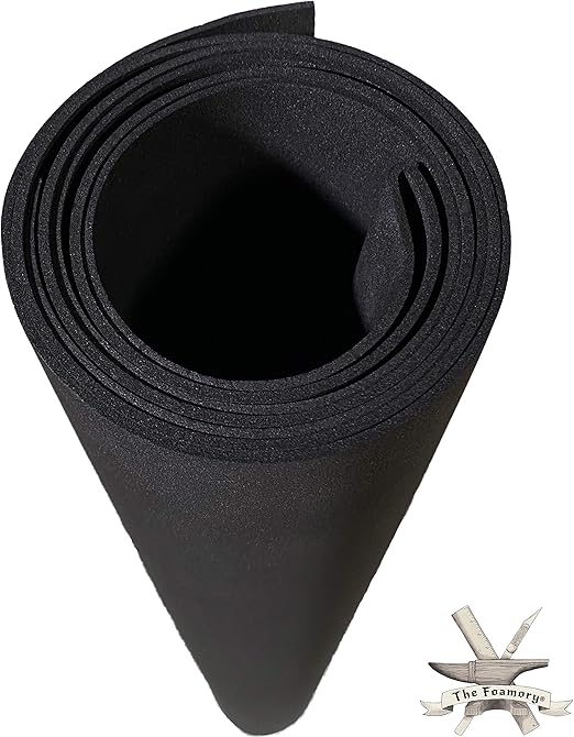 The Foamory EVA Foam Cosplay - 2mm Thick (1mm to 10mm) - Extra Large Foam Sheets - Black or White - 35" x 59" Sheet - Ultra High Density Craft Foam 85 kg/m3