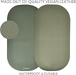 Beautiful Baby Diaper Changing Mat Made of Vegan Leather - Soft and Easy to Wipe Changing Pad for Travel or at Home Use - Lightweight and Foldable Mat that Perfectly Fits Into Any Diaper Bag