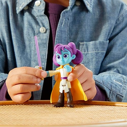 Miniatura 5 de Star Wars Young Jedi Adventures, LYS Solay Figura de acción, escala de 4 pulgadas, juguetes preescolares, a partir de 3 años