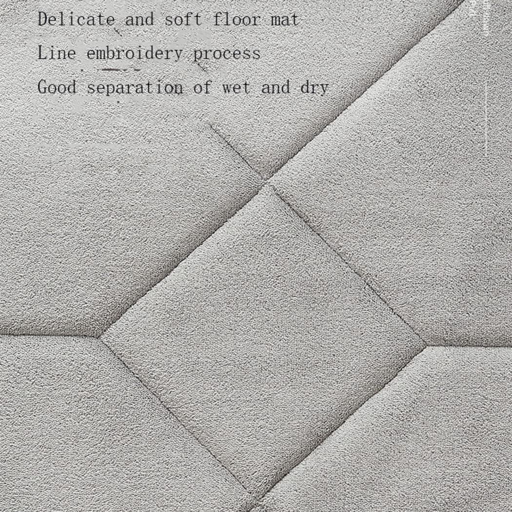 ZLZNX Badezimmerteppich Memory Schaum Design Bad saugstark rutschfest waschbar Badvorleger,5,50 * 80CM
