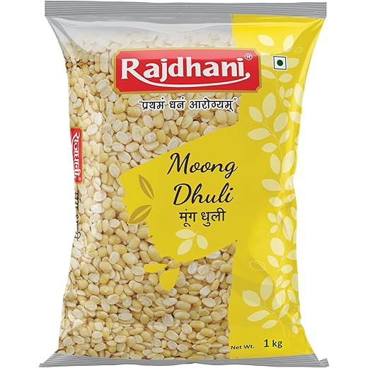 Rajdhani Moong Dhuli 1kg Moong Cleanse