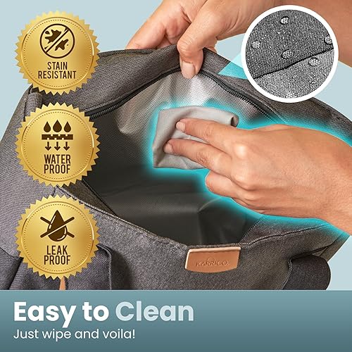 Miniatura 5 de Lonchera casual  Lonchera aislada de alta calidad con interior forrado sin BPA y gran capacidad  Bolsa de almuerzo duradera para contacto con