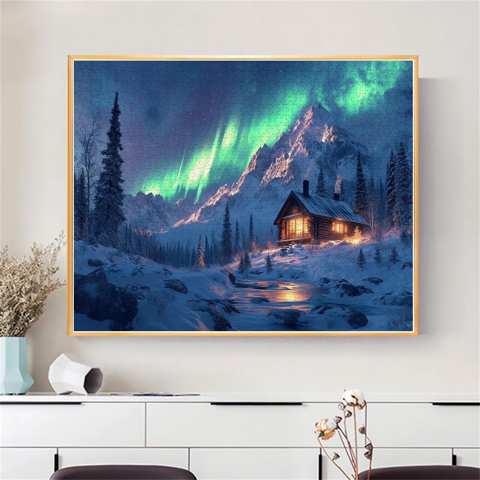 Puzzle Erwachsene 3000 Teile Aurora Sternenhimmel Educa Jigsaw für Kinder ab 8 Jahren Mädchen Jungen, Erwachsene Impossible Klassische Puzzles, Anspruchsvoll Spielspaß, Als Geschenke 81x122cm t-376
