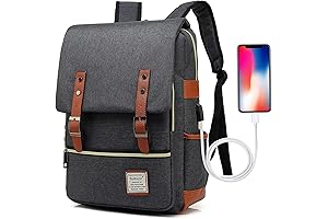 TLUFEI Vintage Laptop Backpack
