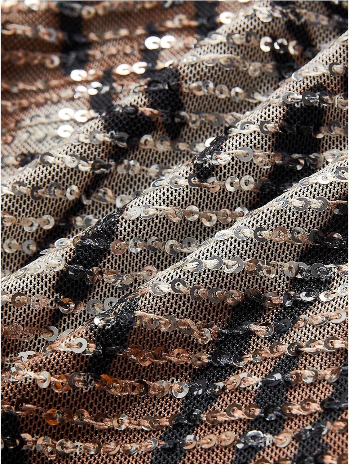 Women's Y2k Tiger Sequin Sexy Halter Tops Open Back Draped Sleeveless Party Tank Clubwear - Image 4