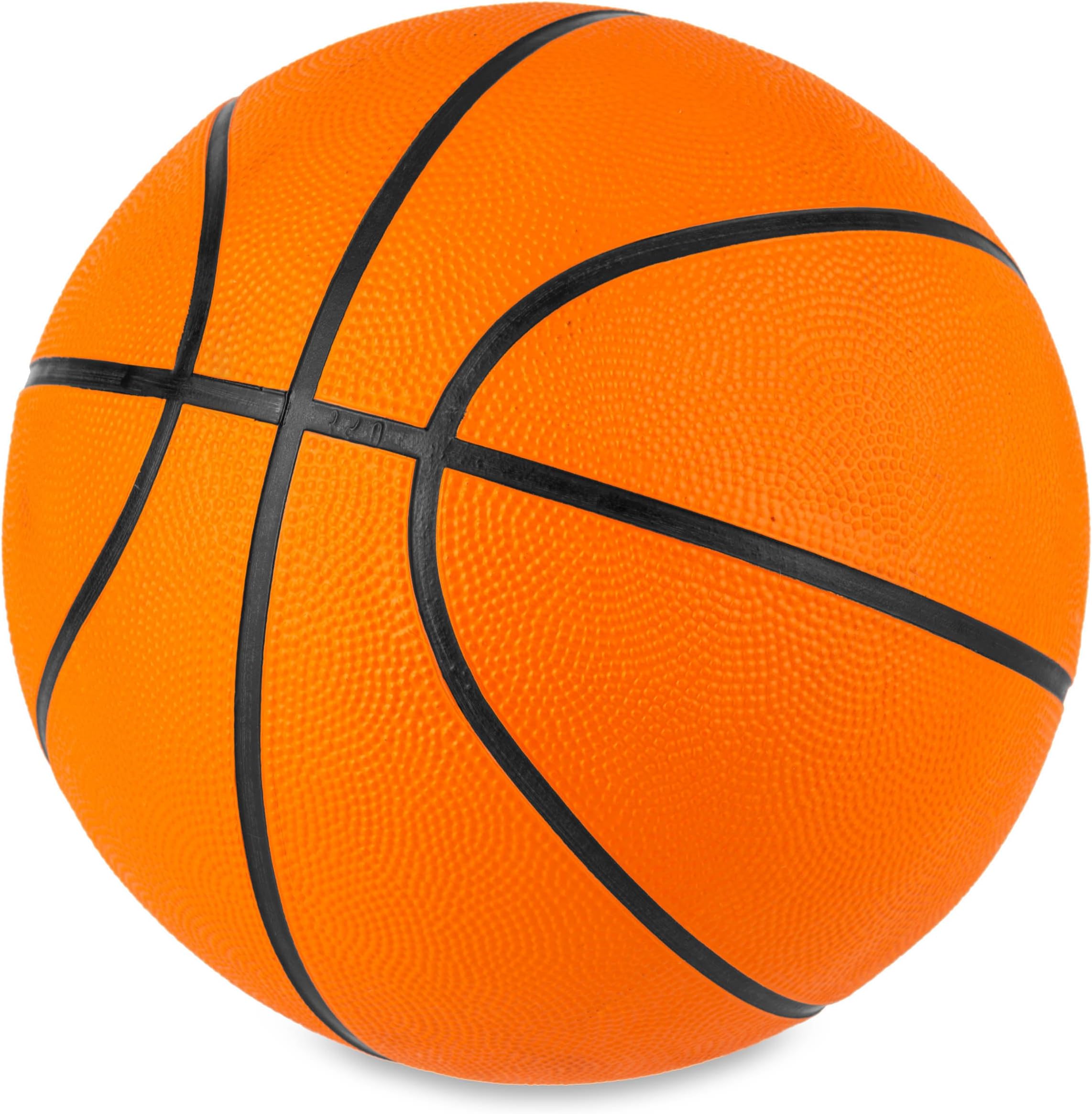 Toyrific Orange Basketball Size 7, Rubber Kids Basketball