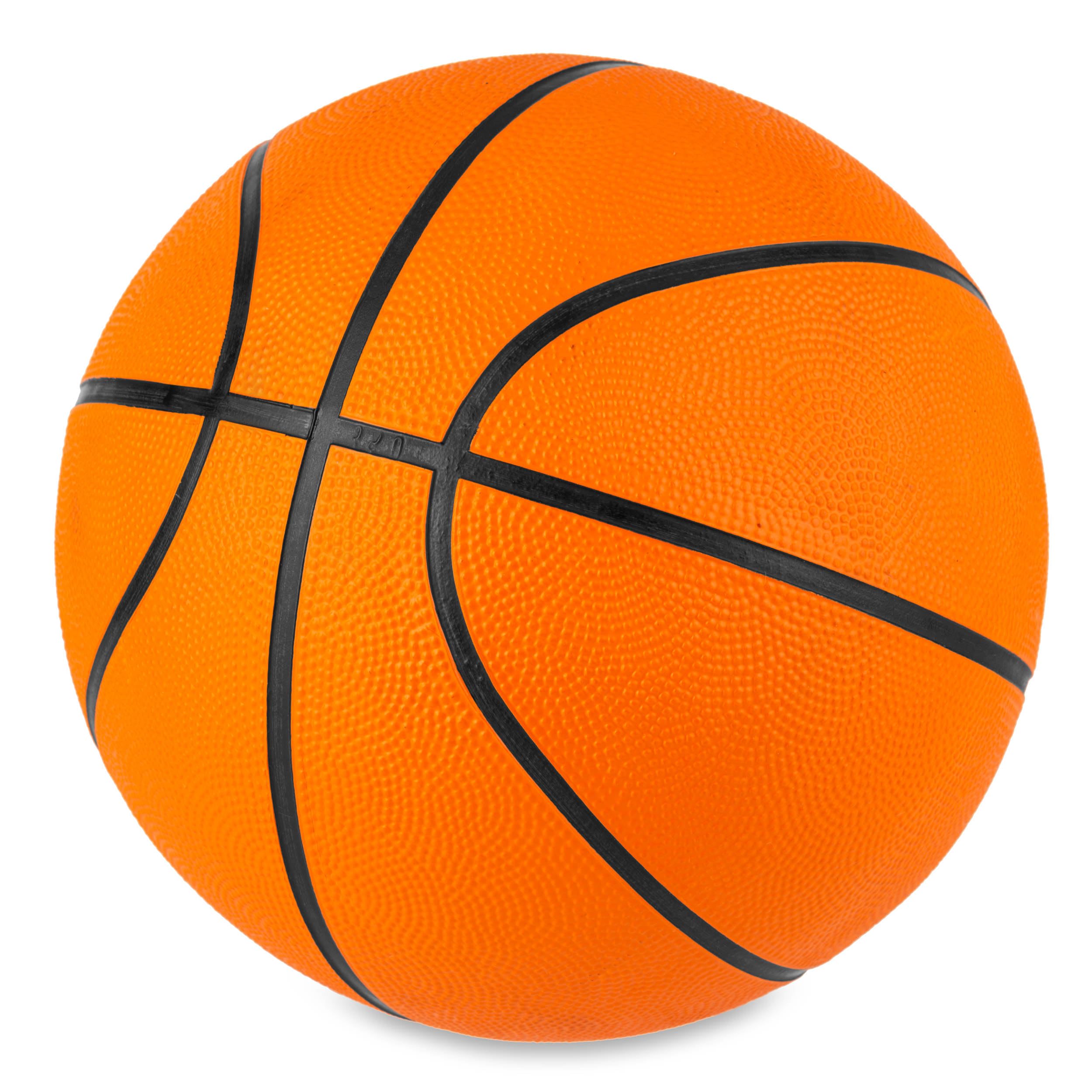Toyrific Orange Basketball Size 7, Rubber Kids Basketball
