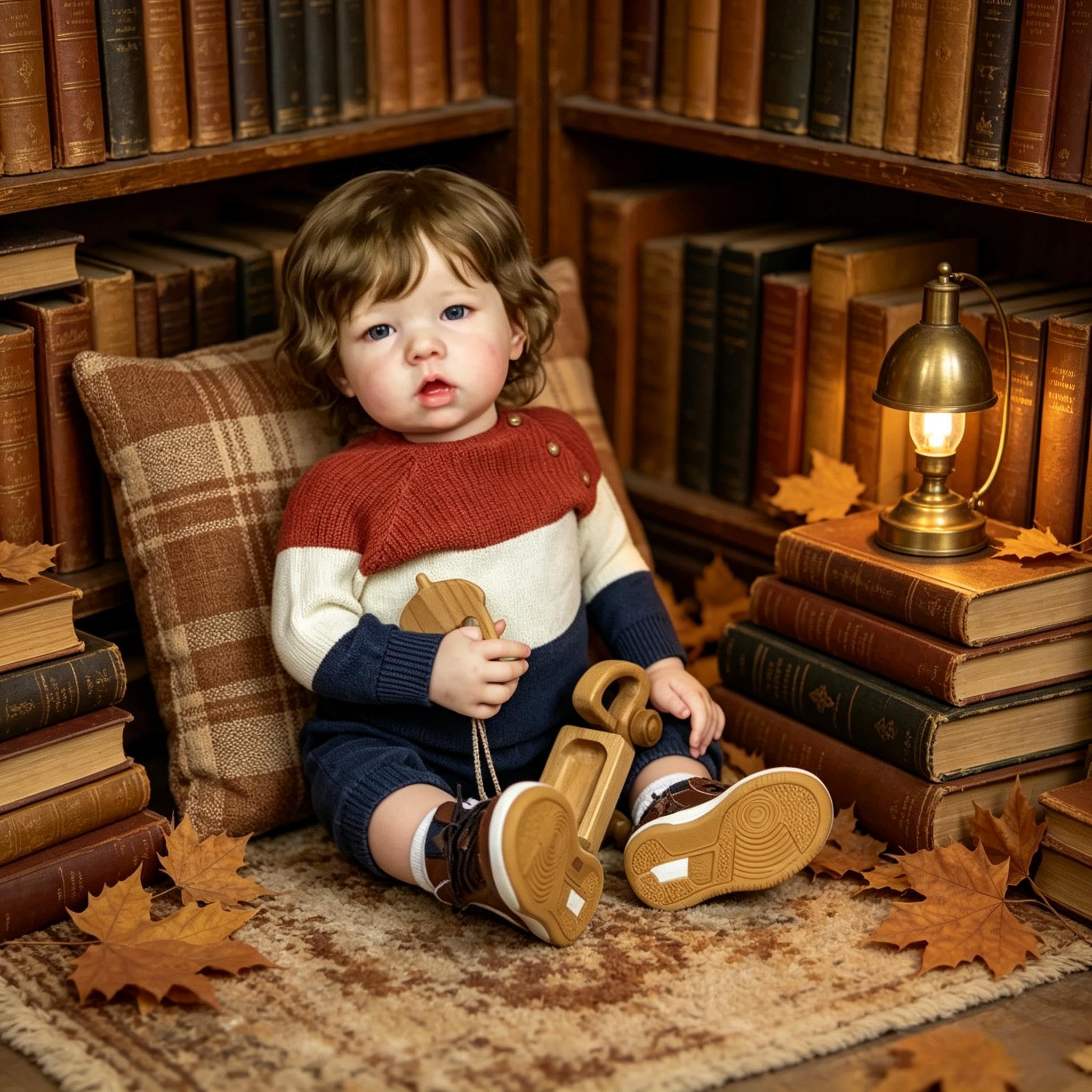 RXDOLL Realistische Reborn-Babypuppen, 71,1 cm, lebensechte Reborn-Baby-Puppe, Kleinkind, Jungen, Stoffkörper, Vinyl-Liedmaßen, echtes Leben, Babypuppe, verwurzeltes Haar, handgefertigtes Spielzeug